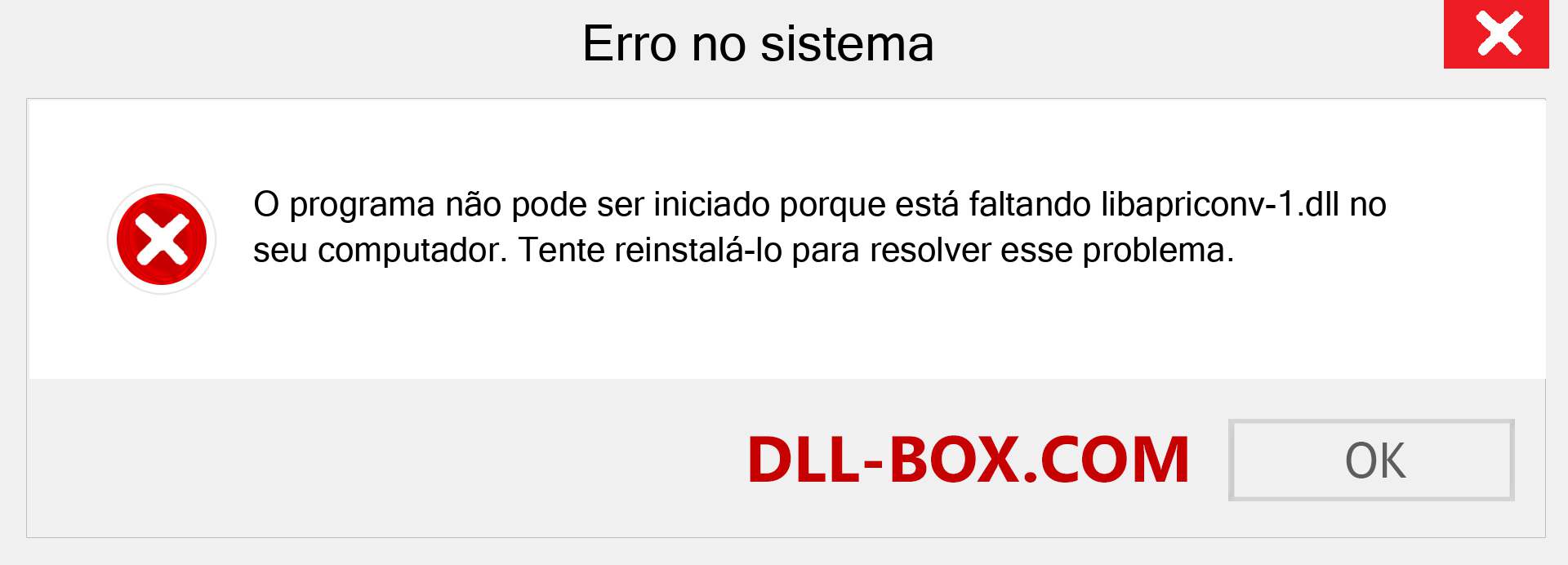 Arquivo libapriconv-1.dll ausente ?. Download para Windows 7, 8, 10 - Correção de erro ausente libapriconv-1 dll no Windows, fotos, imagens